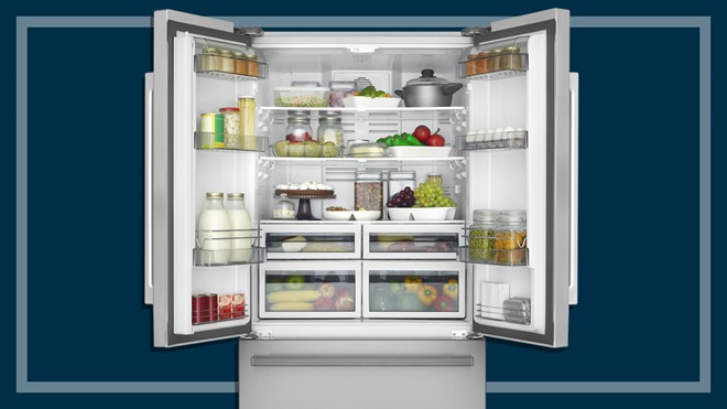 large double door fridge perfect for families